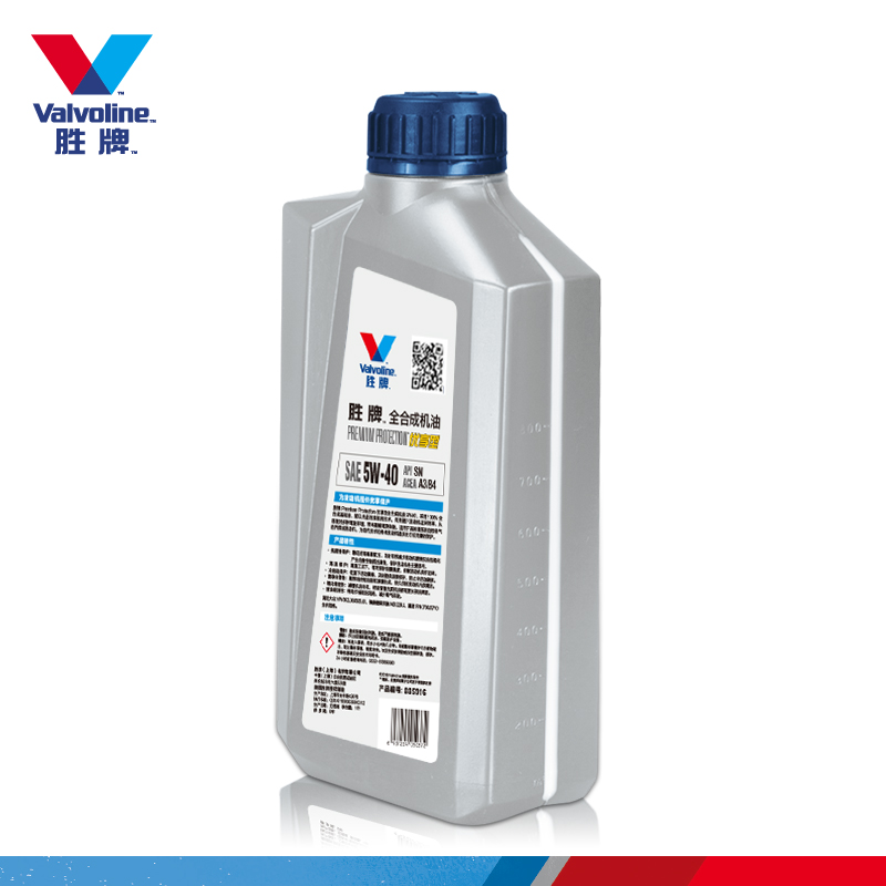 胜牌(Valvoline)优享型全合成机油 汽车润滑油 5W-40 SN级 1L高清大图