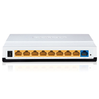 TP-LINK 5口8口16口有线路由器 八口家用商用穿墙王花生壳4口10口 TL-R860+ 智能带宽控制交换机非无线漏油器 交换机功能路由器 非wifi路由器 增加有线接口路由