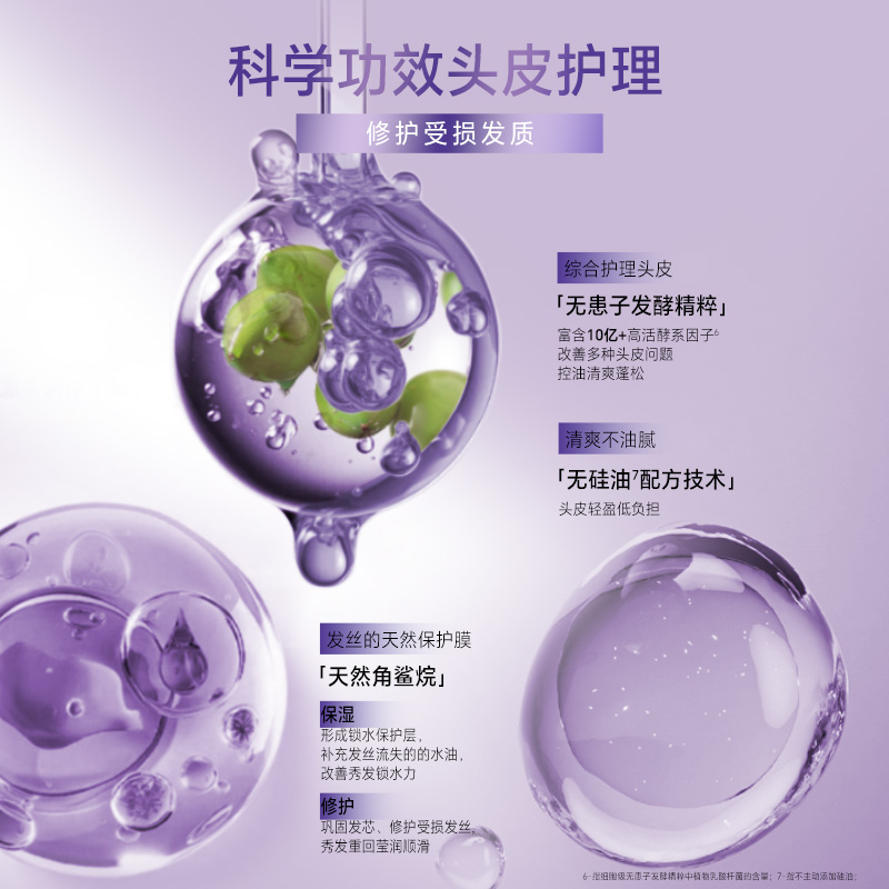 滋源多效修护护发素280g/瓶高清大图