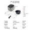 美的(Midea)纤V系列 电饭煲4-6个人 IH加热电饭锅家用4L大容量一级能效预约 精铁釜蒸米饭锅FB40S701