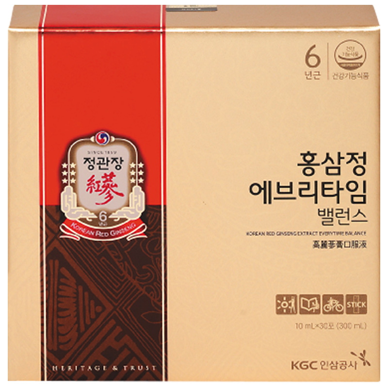 正官庄 高丽红参浓缩口服液balance 增强免疫 10ml*30包