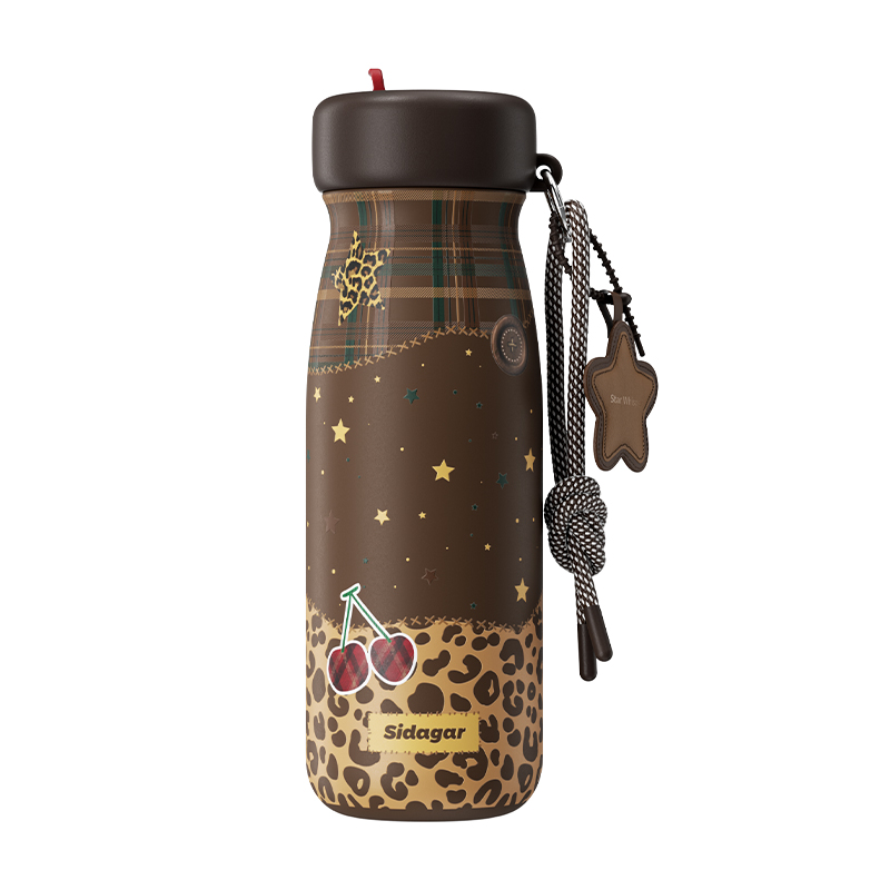 世大家 solo保温杯580ml樱棕织纹(棕)