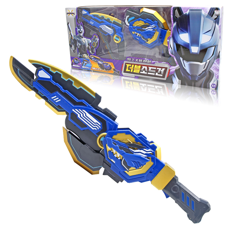 黑色迷你特工队x雷武器宝剑光之s变形儿童玩具特攻战士男孩 五炫x机甲