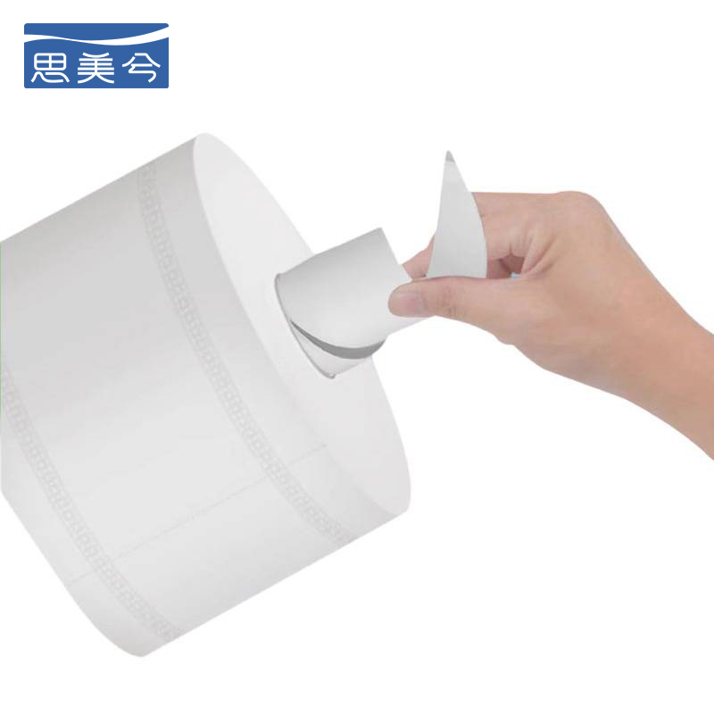 思美兮 大卷纸 中心抽700g*12卷 箱高清大图