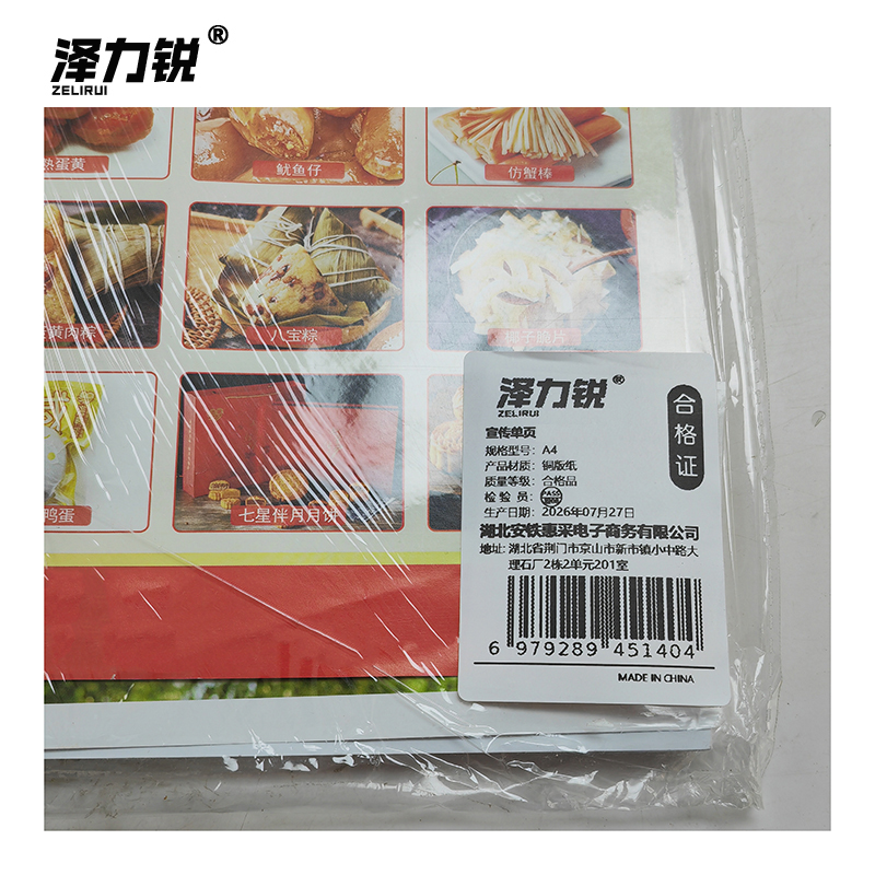 泽力锐 宣传单页 A4 张高清大图