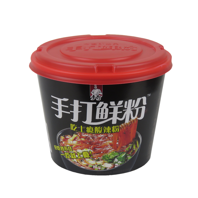 今麦郎手打鲜粉酸辣粉网红重庆红薯细粉方便面速食视频