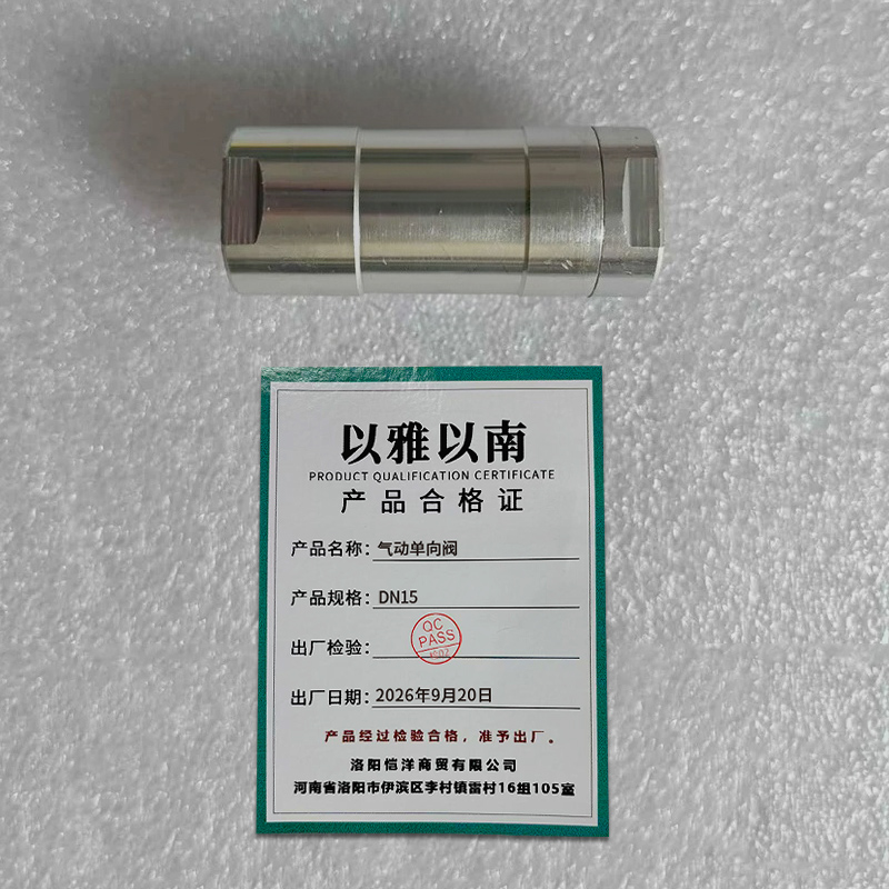 以雅以南 气动单向阀 DN15 个高清大图