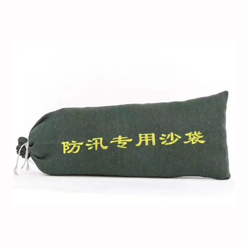 消防防护用品 消防防洪防汛抗洪救灾帆布沙包袋70*25CM (不含沙)军绿色