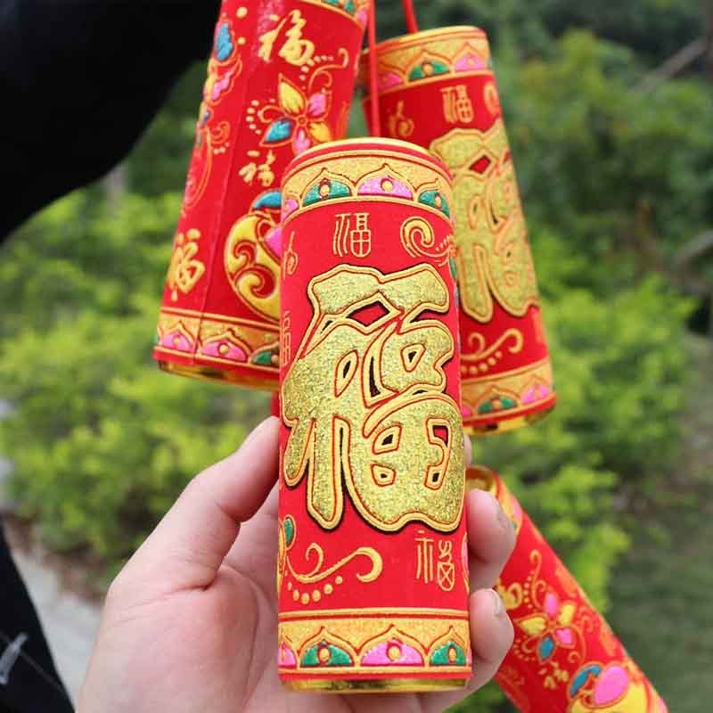 汇特益 新年仿真鞭炮装饰挂件 808#彩晶鞭炮250cm(单位:串)货期4天
