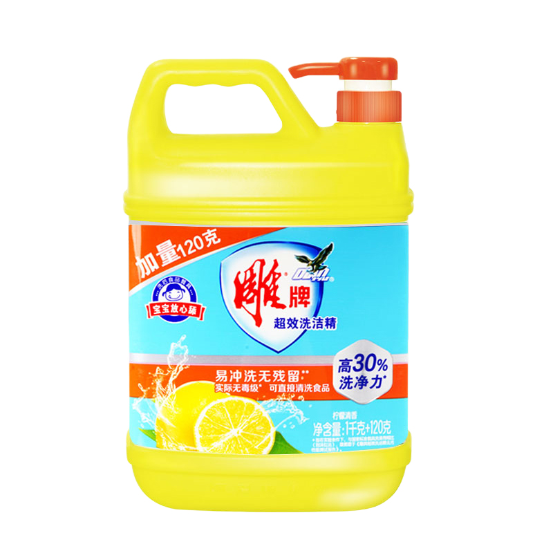 雕牌1000g+120g超效洗洁精高清大图