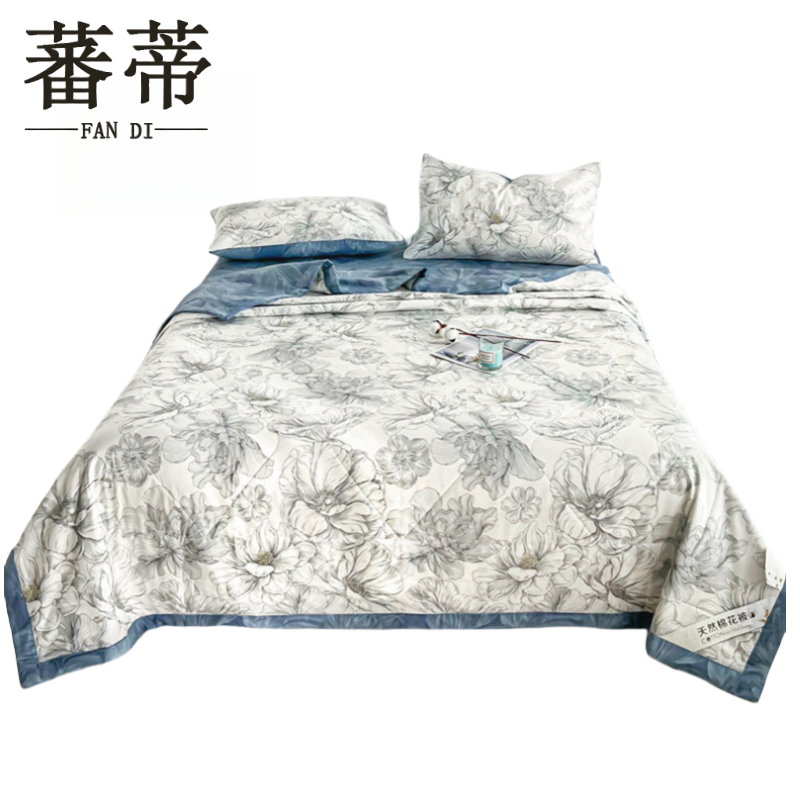 蕃蒂棉花夏被 条高清大图