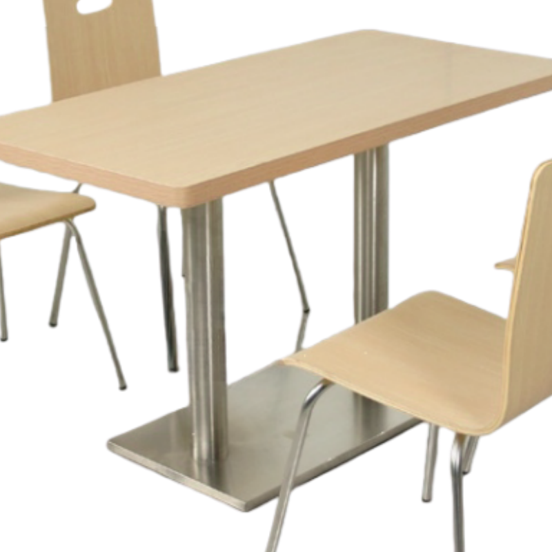 鑫龙都 餐桌椅 一桌四椅1.2米 套高清大图