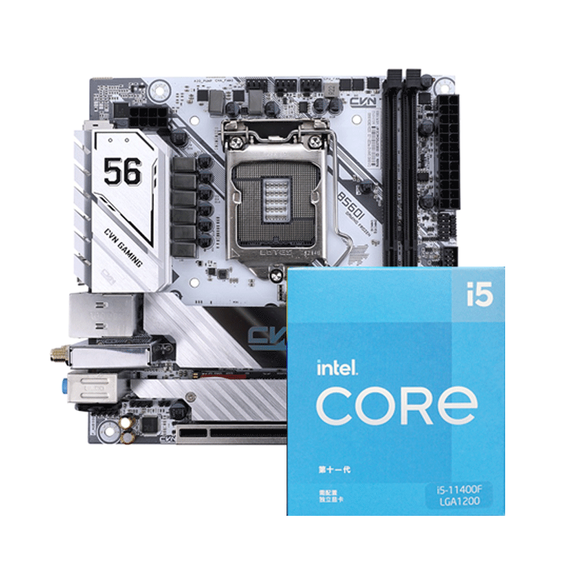 七彩虹CVN B560I GAMING FROZEN V20 主板+英特尔i5-11400F 板U套装