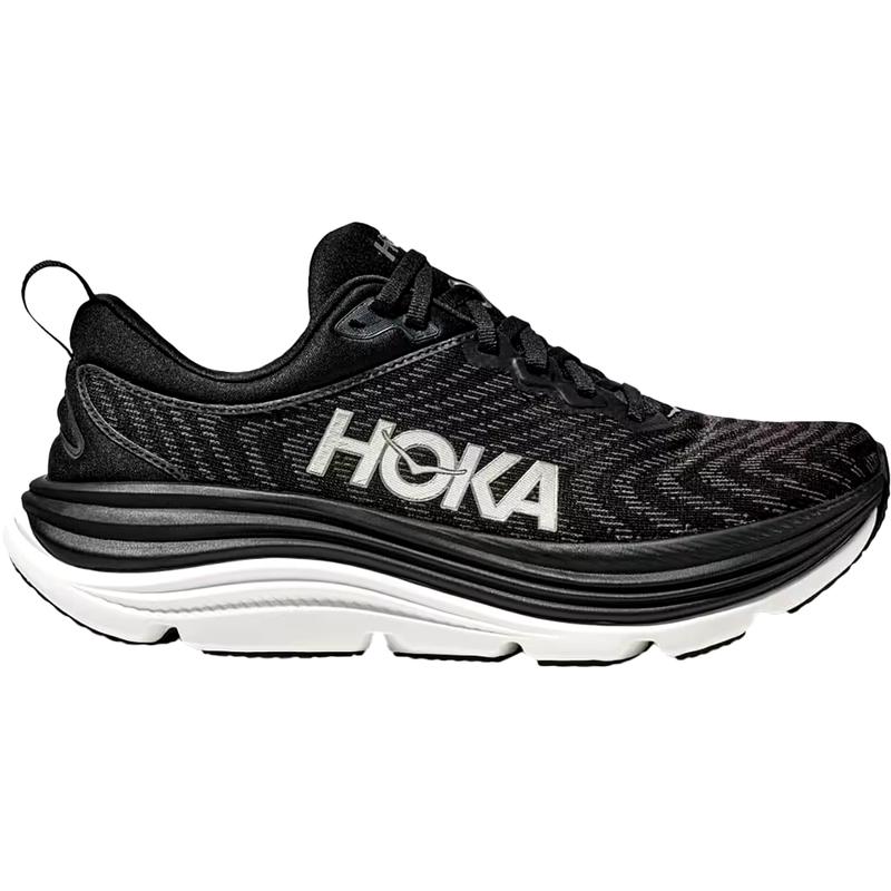 HOKA ONE ONE女款滑雪鞋轻量透气超舒适高弹EVA缓震跑步鞋 Black/White 37