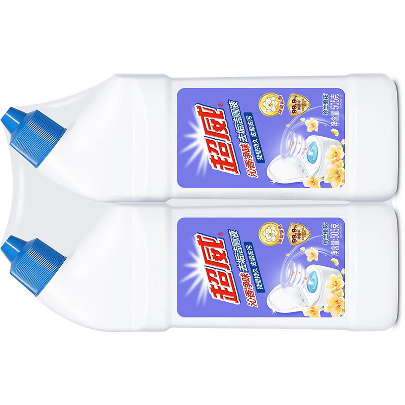 超威(SUPERB)沁香净味去垢505g*2洁厕液 2瓶/组高清大图