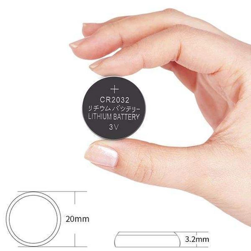 型号cr20325颗纽扣电池cr2032电子手表主板机顶盒汽车遥控器电子秤