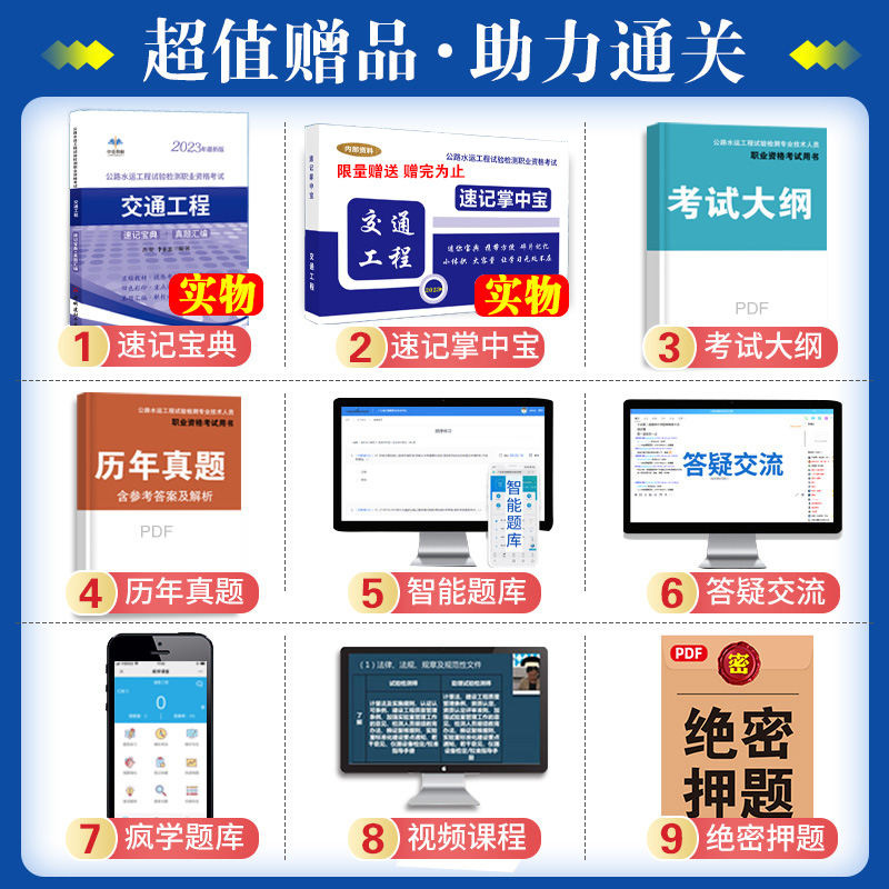 [正版]备考2024年公路水运工程试验检测师考试用书交通工程2023版全套速记宝典历年真题助理实验员检师工程师重点手册高清大图