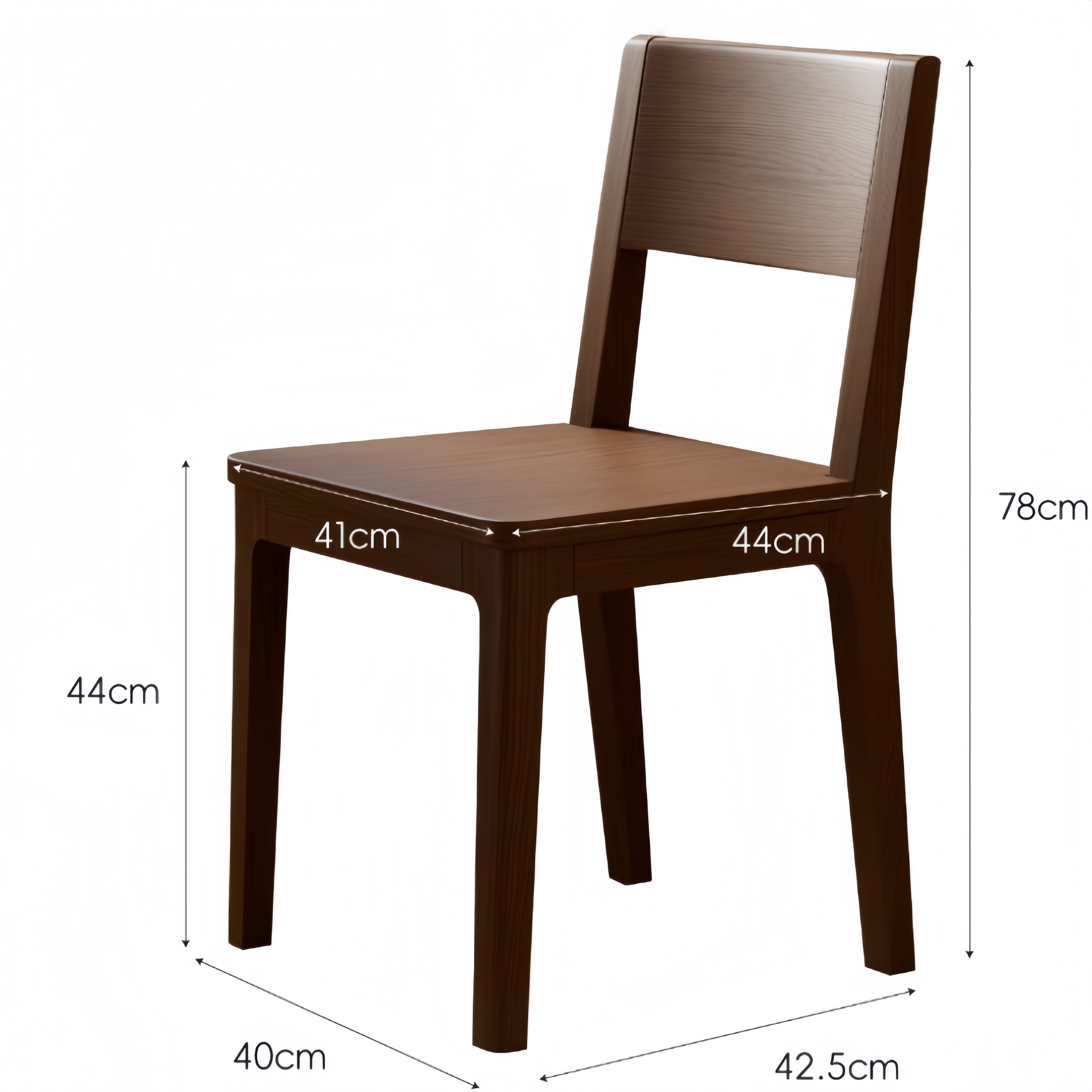 怡卓欧实木餐椅高清大图