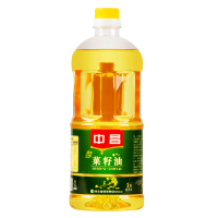 央企中昌菜籽油1L 非转基因压榨菜籽油小瓶装食用油 一级菜籽油少油烟 新老包装随机发货