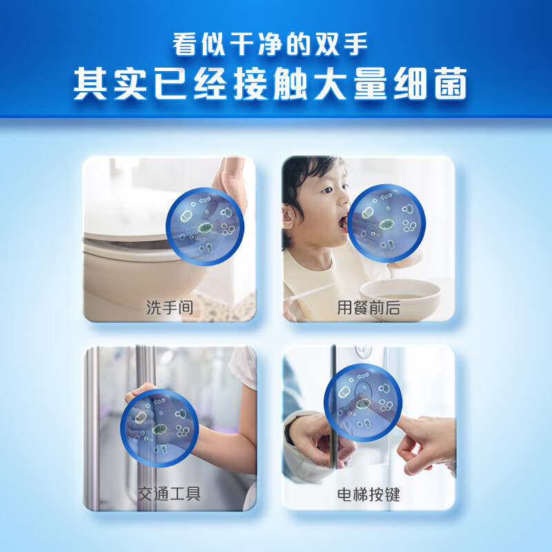 舒肤佳 健康抑菌系列洗手液纯白清香450克*2高清大图