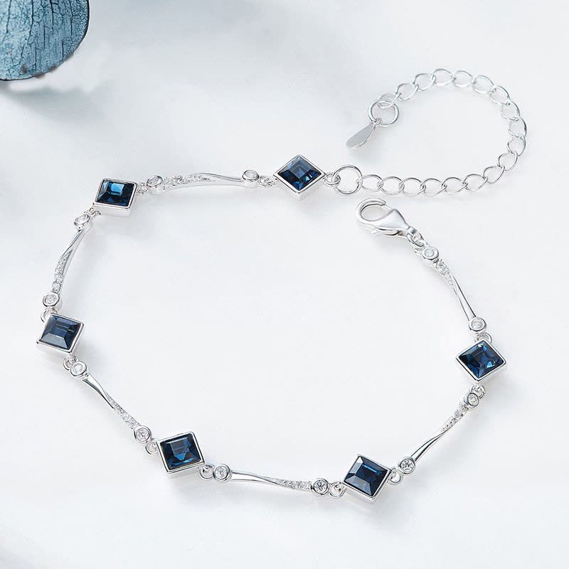 鑫铂尼925纯银手饰品七夕情人节礼物送女友告白银手链手环女生生日礼物送老婆银饰图片