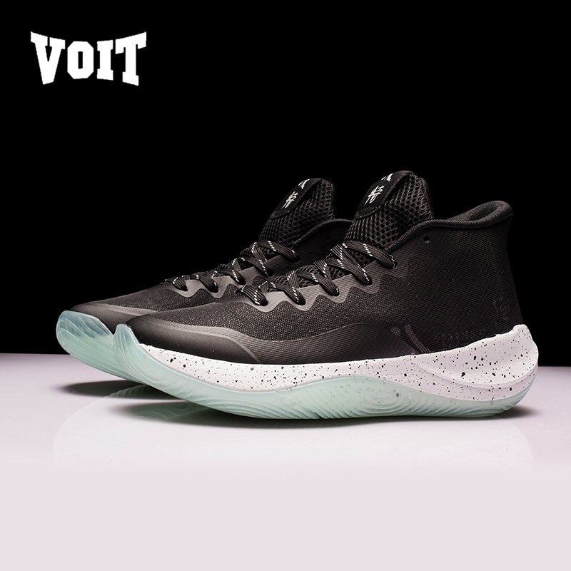 沃特高帮篮球鞋中国风复古运动鞋男室外水泥地球鞋高清大图