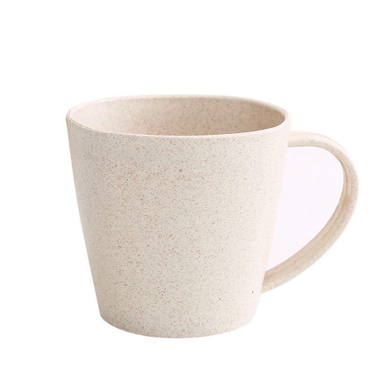 4个装刷牙杯家用牙缸情侣洗漱杯水套装杯子简约牙刷杯创意漱口杯 三维工匠 卡其4个装图片