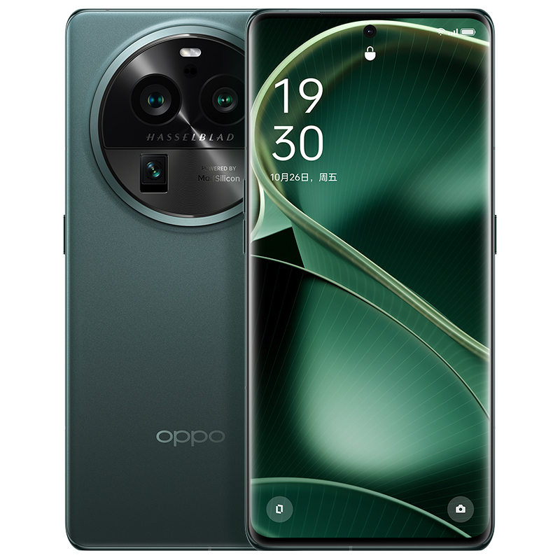 [全国联保]OPPO Find X6 Pro 16GB+256GB 飞泉绿 第2代骁龙8芯,1英寸大底摄影 120Hz高刷 100W超级闪充 5G拍照游戏手机