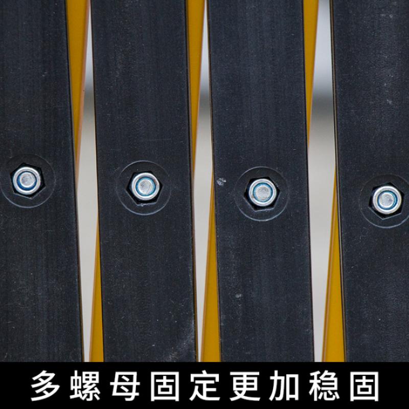 和一可塑 塑料伸缩围栏 水马护栏隔离墩 移动折叠护栏围栏 施工折叠式防护围挡