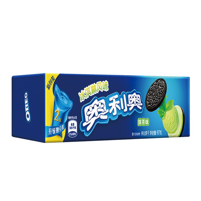 奥利奥冰淇淋夹心抹茶味97g*24*50第一
