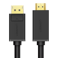 绿联Ugreen DP转HDMI转接线 4K高清连接线 1.2版DisplayPort转hdmi公对公电脑电视视频转接线