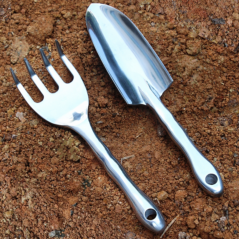 小铲子松土耙子种花工具套装多肉盆栽家用养花户外挖土锹园艺铁铲