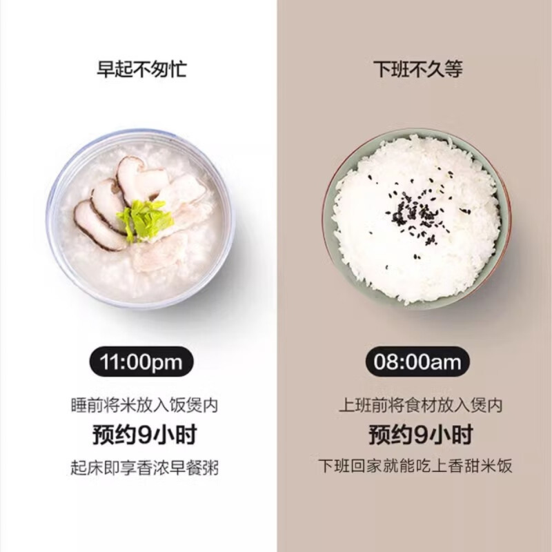 格力(GREE) 智能家用电饭煲3-4-5-6人大容量4升电饭锅4L预约柴火饭多功能煲粥煮饭锅不粘锅内胆炖汤蒸饭煲 4L高清大图