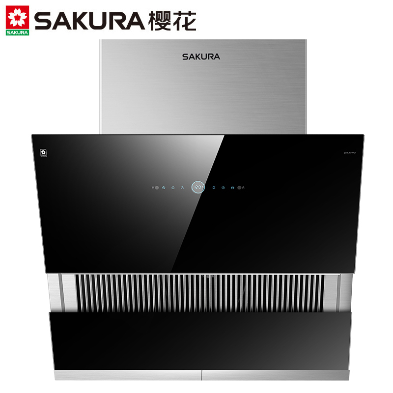 樱花(SAKURA)烟灶套餐 自清洗 侧吸22立方抽油烟机吸油烟机燃气灶灶具厨电烟灶套装7A01+BDB01天然气高清大图