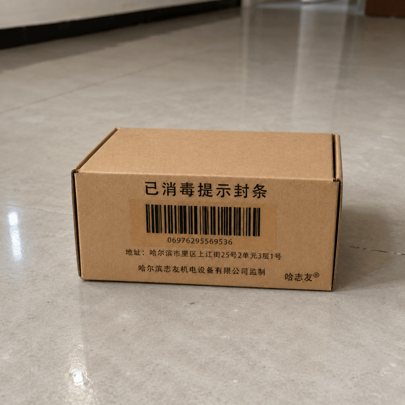 哈志友 已消毒提示封条 500*53mm高清大图