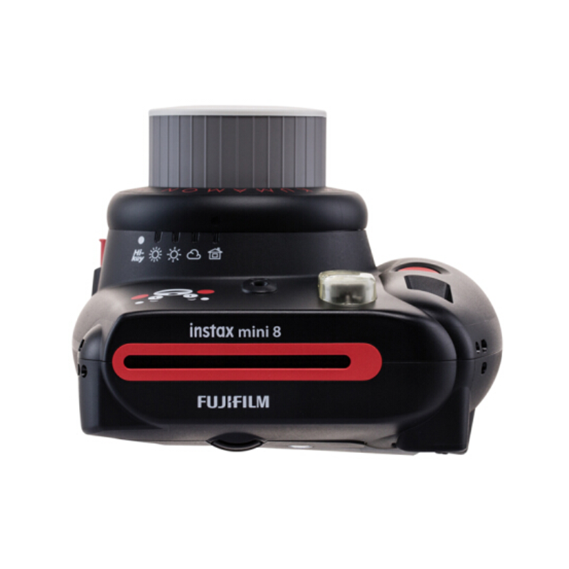 富士(FUJIFILM)INSTAX 一次成像相机立拍立得 mini8 熊本熊套装 黑色 (含10张相纸)
