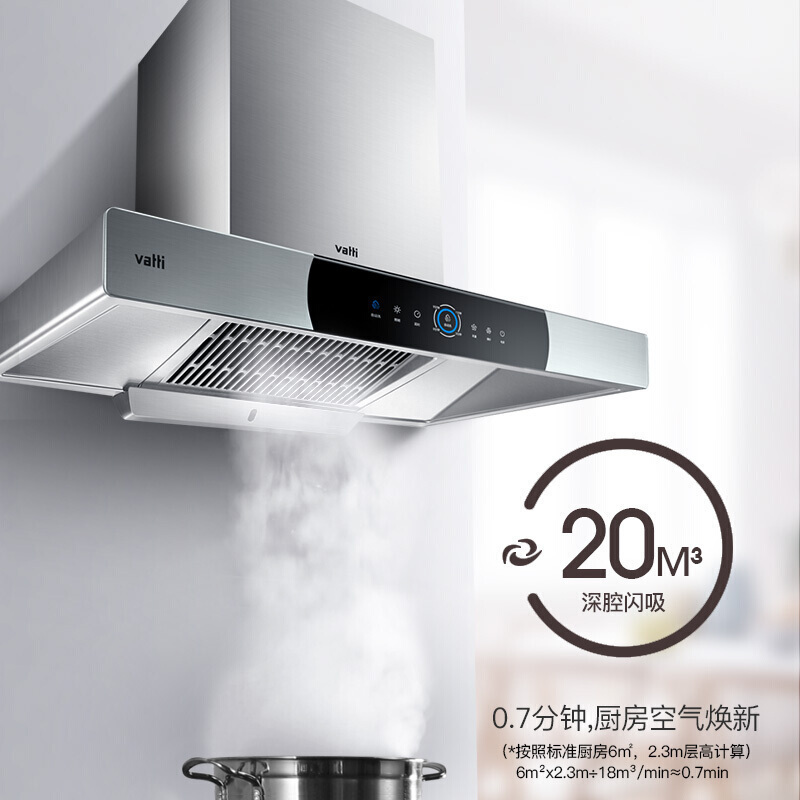 华帝(vatti)i11110+i10046B 20立方欧式烟灶套餐 油烟机燃气灶具 高频自动洗左蒸煮右爆炒妈妈灶液化气高清大图