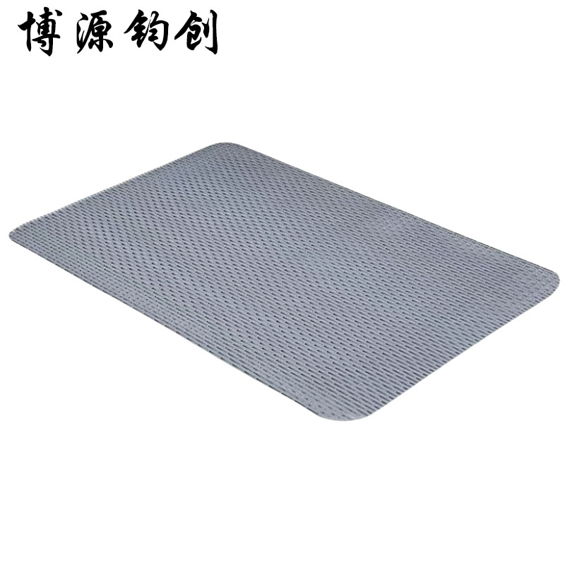 博源钧创 防滑垫 地垫 灰色-5MM方块疏水款0.9米宽*1米 米高清大图