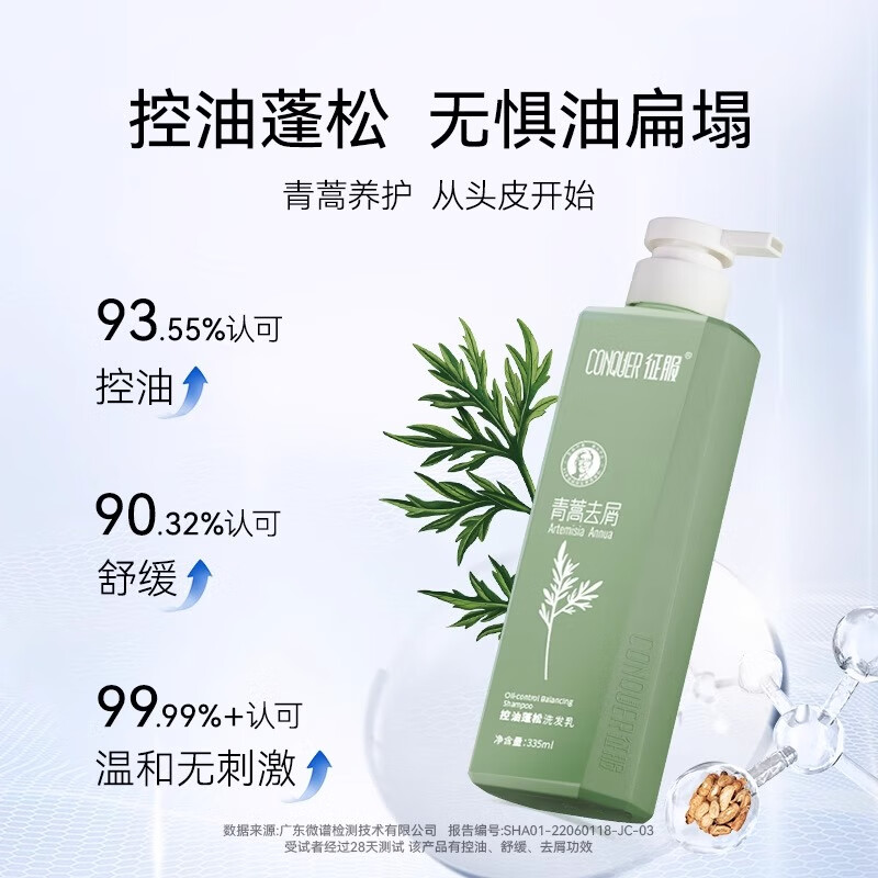 征服控油蓬松洗护组合530ml*2(洗发水+护发素)