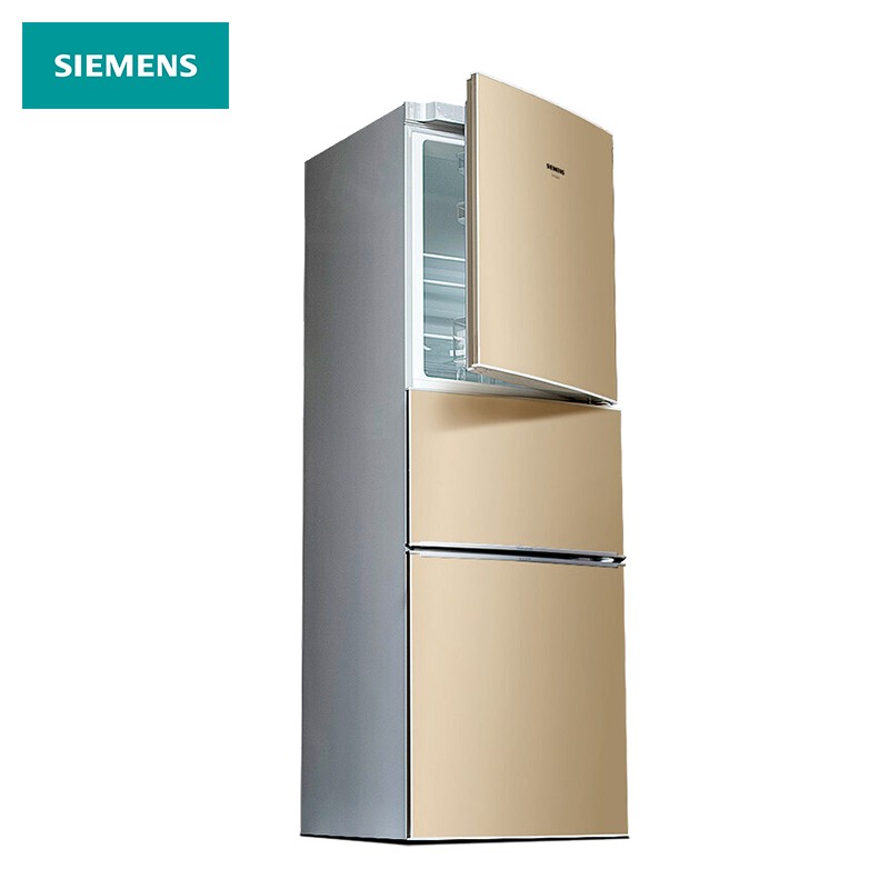 西门子(siemens)冰箱三门家用家电直冷节能多门小冰箱小型三开门232升