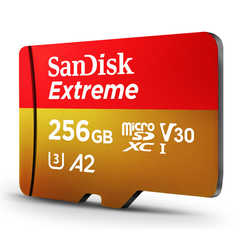 [砳石]闪迪 256GB TF(MicroSD)存储卡 U3 V30 C10 4K A2