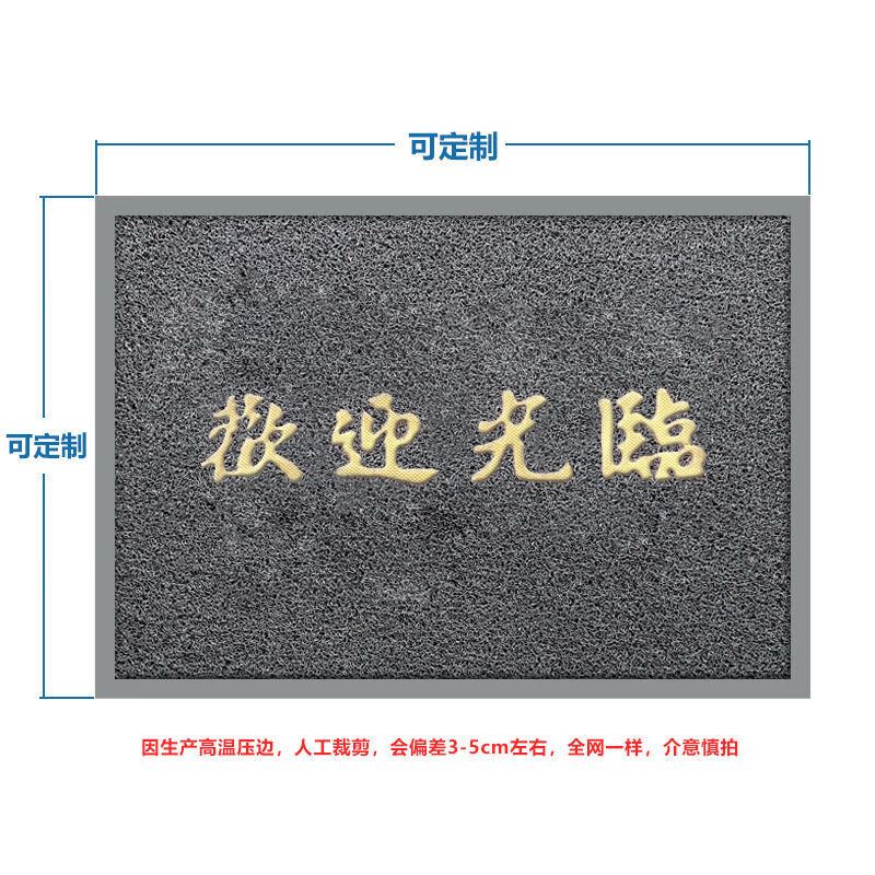 维诺亚定做欢迎光临门垫进门地垫商用入户门口迎宾脚垫店铺地毯定制LOGO高清大图