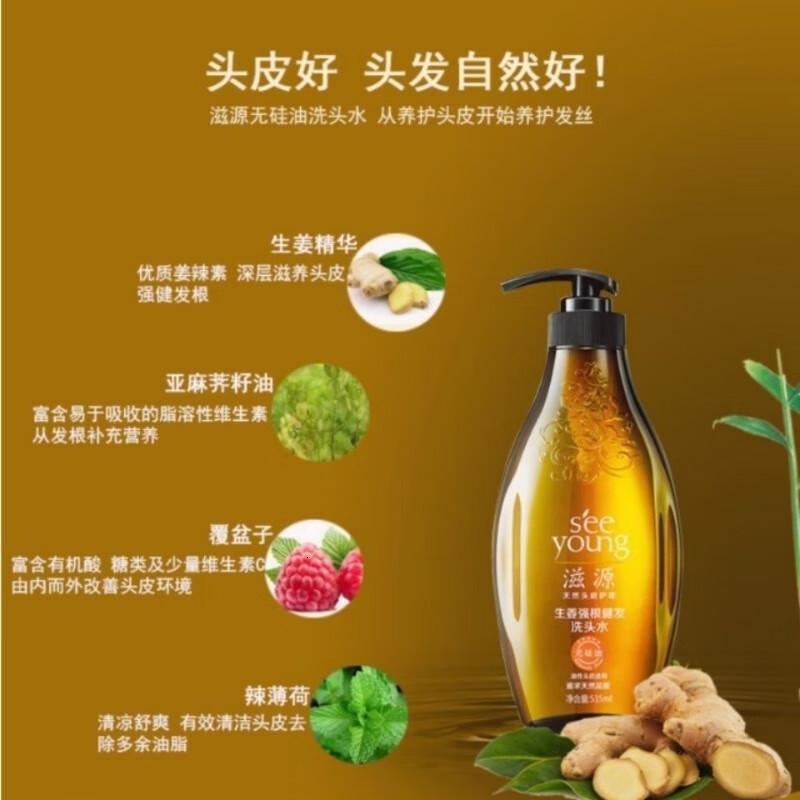 滋源(seeyoung) 生姜强根健发 中干性 535ml 护发 洗发水 (计价单位:瓶)