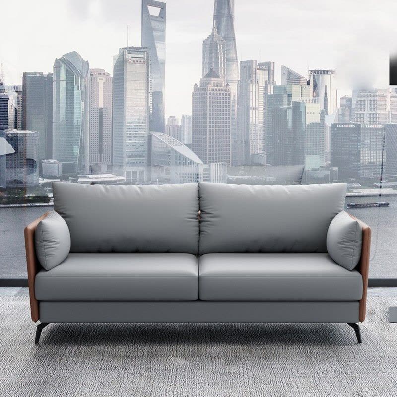 慧采云 办公家具简约时尚办公沙发商务沙发现代沙发会客接待沙发三人位图片