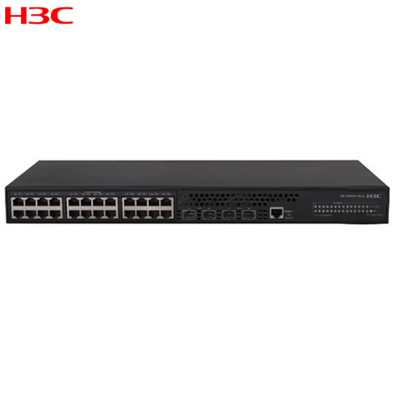 华三(H3C)S5500v3-24P-SI 24口三层千兆核心交换机 2个SFP端口 2个SFP+端