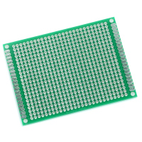 企购优品 万能板 反面电路板洞洞板 PCB线路板实验板焊接板7*9cm