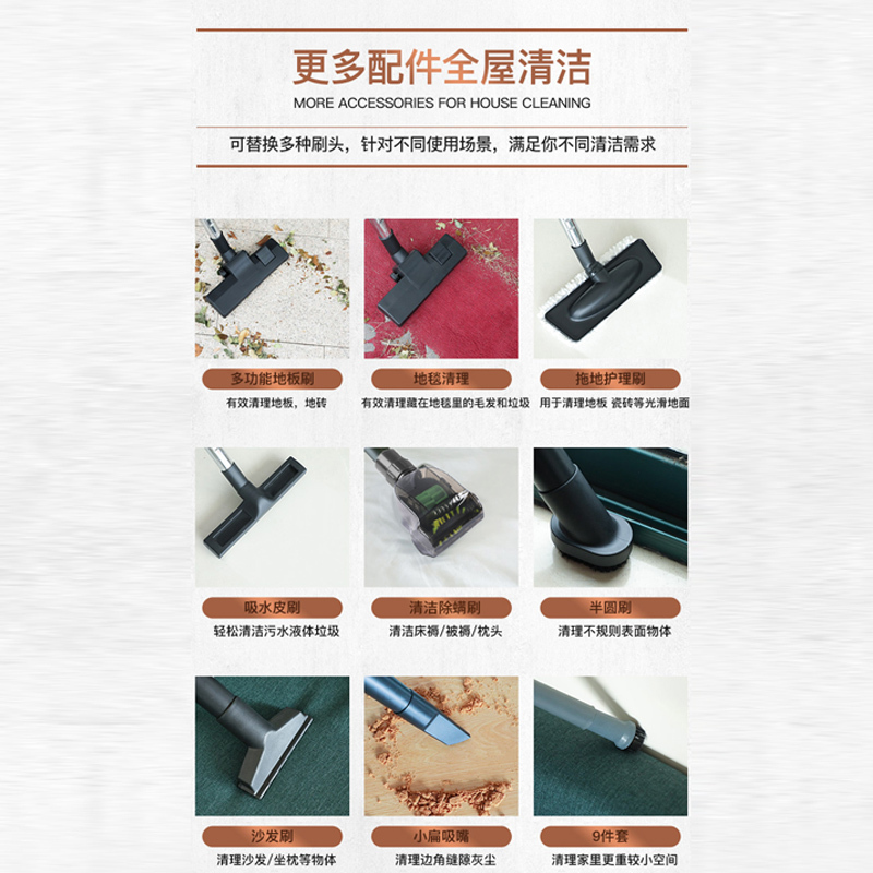 扬子吸尘器家用大吸力强力大功率小型工业美缝洗车用吸尘机_工业级注塑-标准版-像素黄
