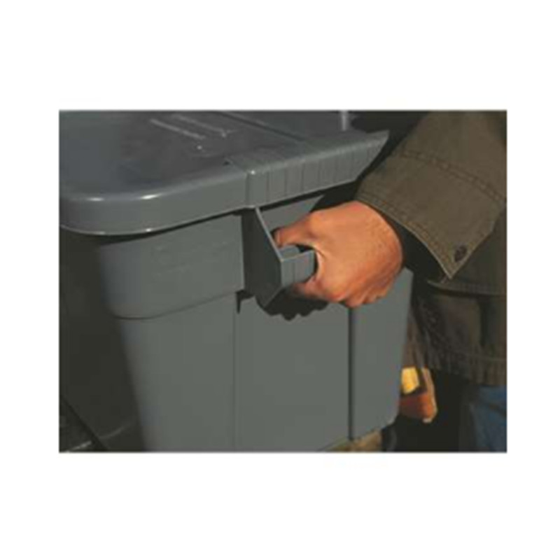 乐柏美 Rubbermaid BRUTE大型搬运箱(连盖)灰色75.7L高清大图