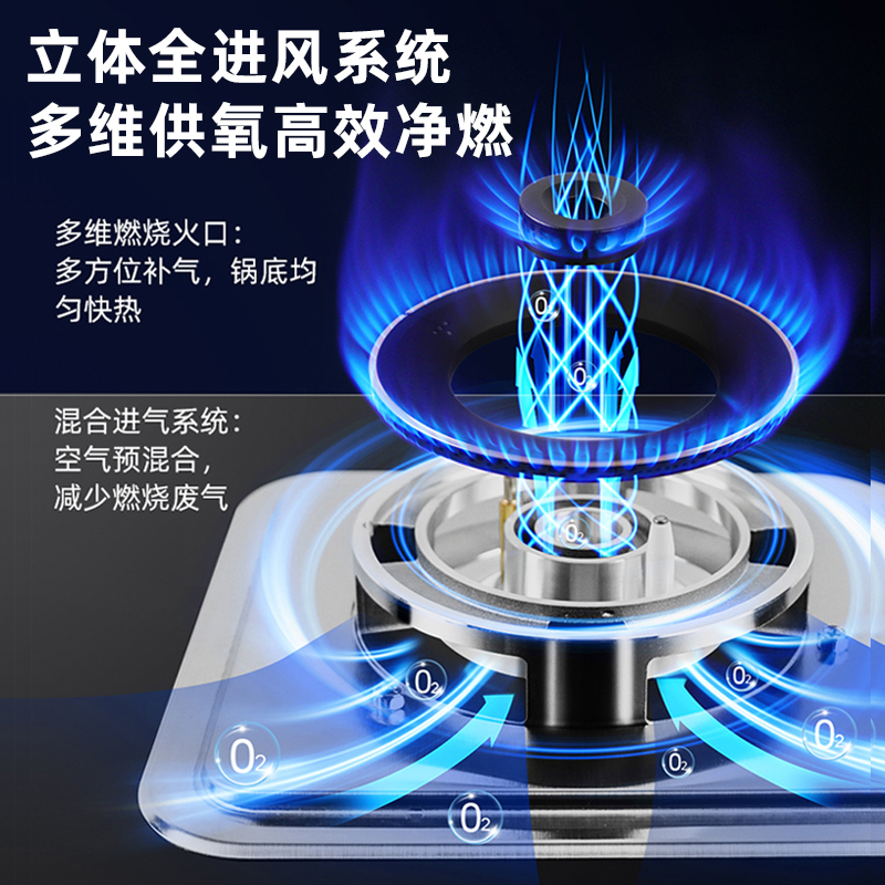樱雪(INSE)19立方米大吸力自动清洗烟机大火力燃气灶双灶高温消毒柜三件套C2028+Q2318B+2122W天然气
