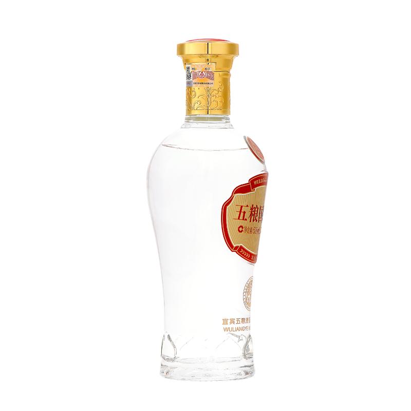 五粮液股份公司出品 五粮国宾酒 52度 500ml 单瓶 浓香型白酒 国宾珍藏升级版